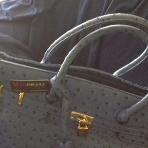 NWT PEACOCK BLUE JUSTFAB Purse